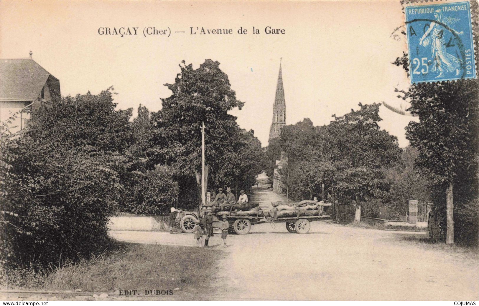 18 - GRACAY - S18112 - L'Avenue De La Gare - Graçay
