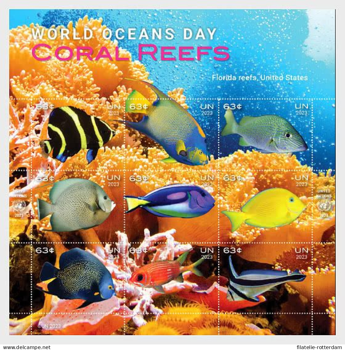 UN / VN - Postfris / MNH - Sheet Coral Reefs 2023 - Ongebruikt