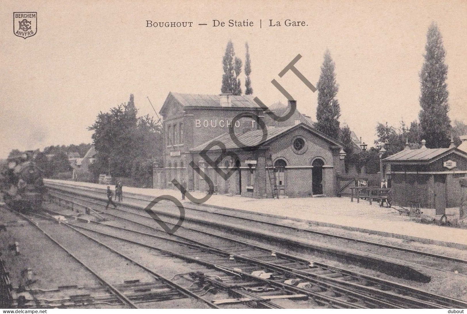 Postkaart/Carte Postale - Boechout -  La Gare - Station - Trein (C4281) - Böchout