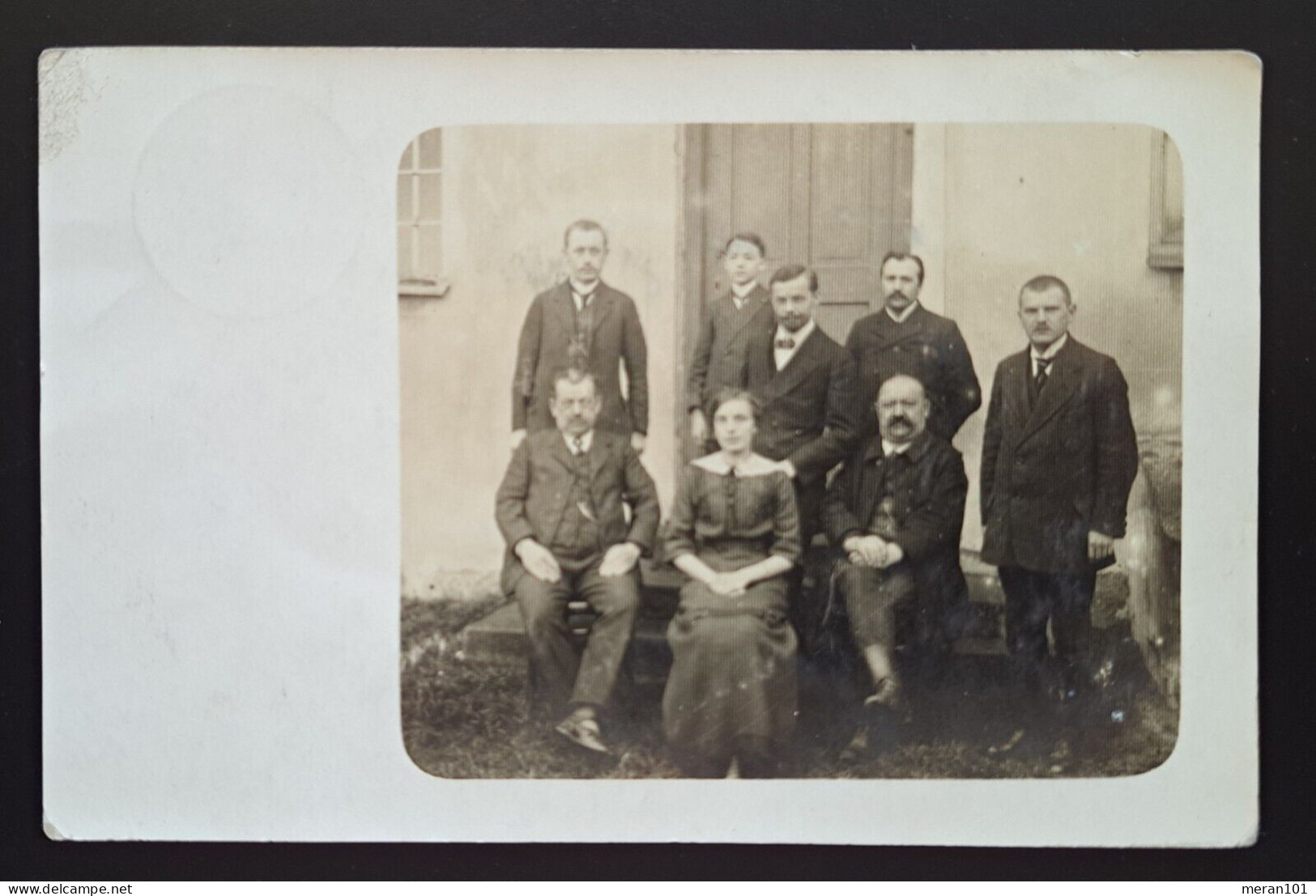 AK Moosburg Bayern 1914, Familienfoto Gelaufen - Moosburg