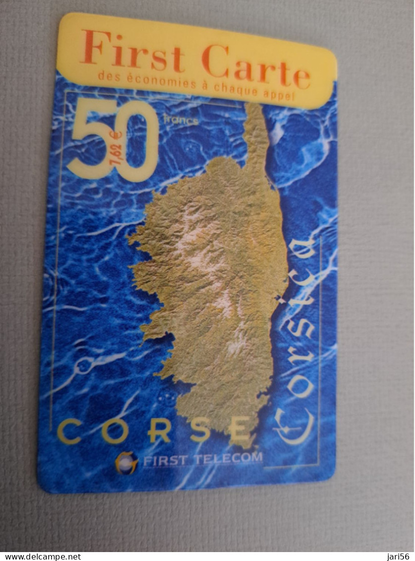 FRANCE/FRANKRIJK /  PREPAID / 50 UNITS/ FIRST CARTE/ CORSICA / FINE USED CARD     ** 13646** - Mobicartes (GSM/SIM)