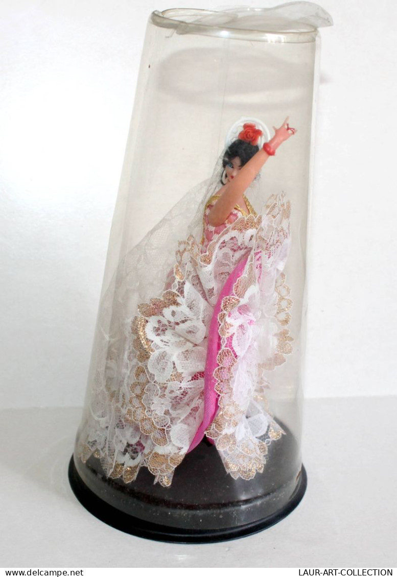 ANCIENNE POUPEE FOLKLORIQUE BAILAORA DANSEUSE FLAMENCO TENUE TRADITIONNEL ESPAGNOL / BOITE ORIGINE / VINTAGE   (1505.7) - Dolls