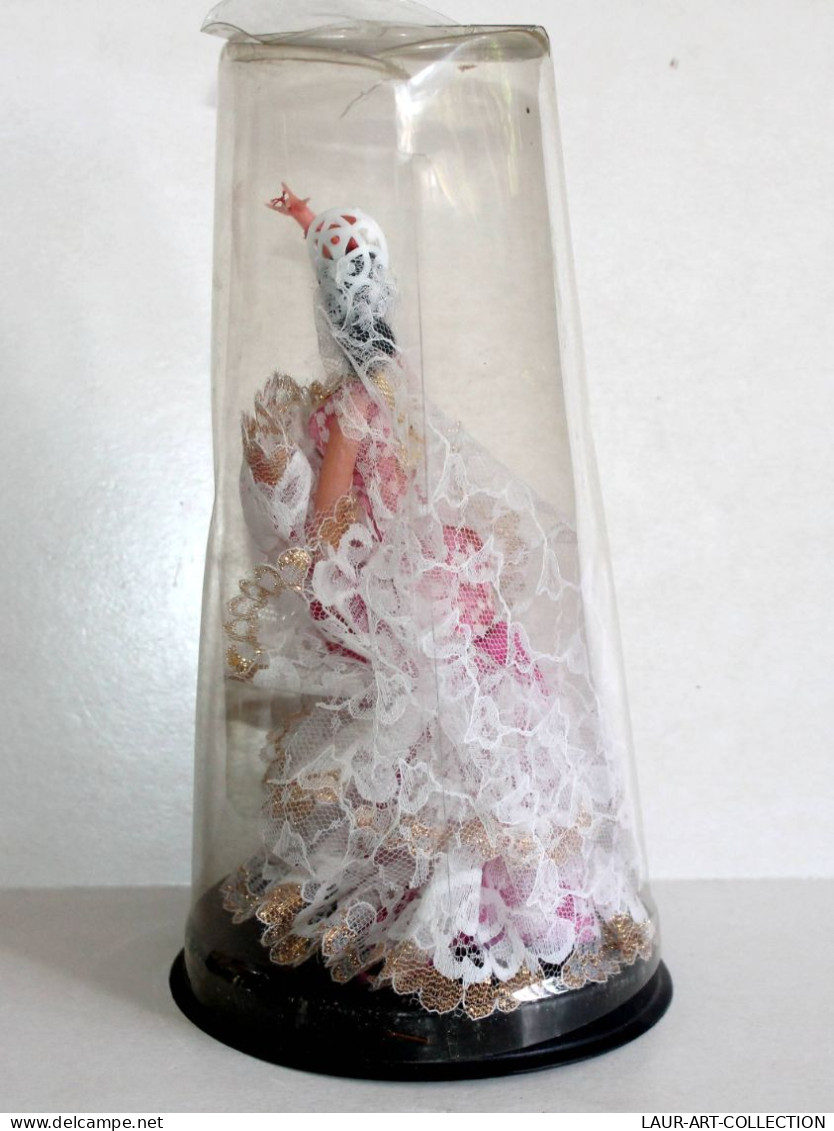 ANCIENNE POUPEE FOLKLORIQUE BAILAORA DANSEUSE FLAMENCO TENUE TRADITIONNEL ESPAGNOL / BOITE ORIGINE / VINTAGE   (1505.7) - Dolls