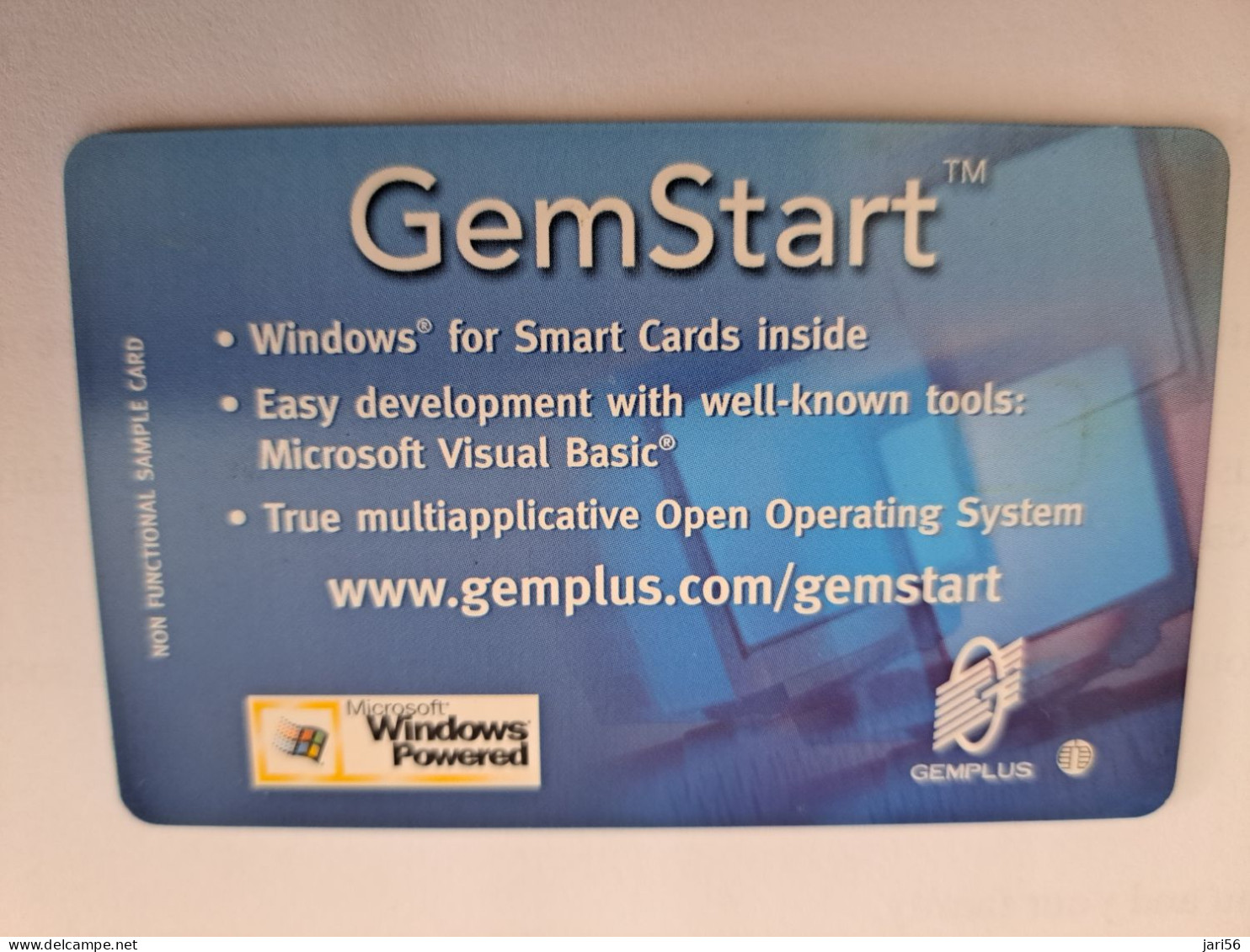 GREAT BRITAIN  / CHIPCARD/ GEMSTART/ GEMPLUS / SAMPLE CARD!! MINT      **13648** - [10] Sammlungen