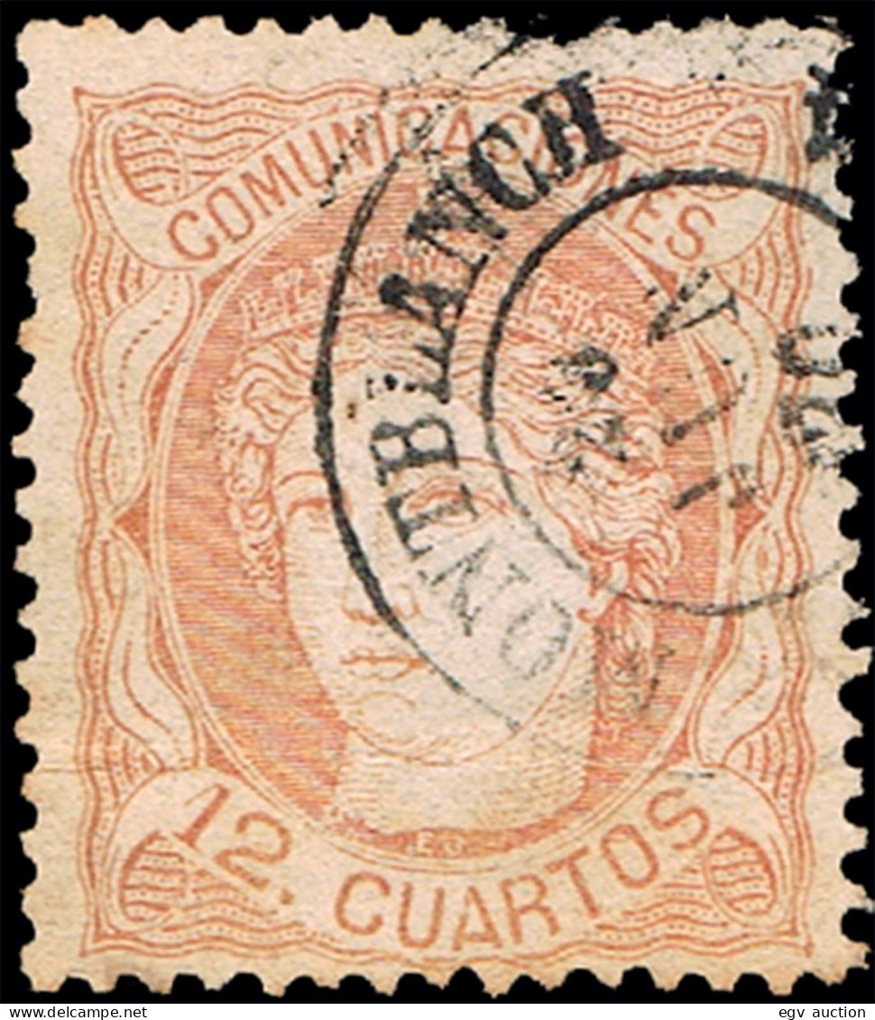 Tarragona - Edi O 113 - 12 Cu. - Mat Fech. Tp. II "Montblanch" - Used Stamps