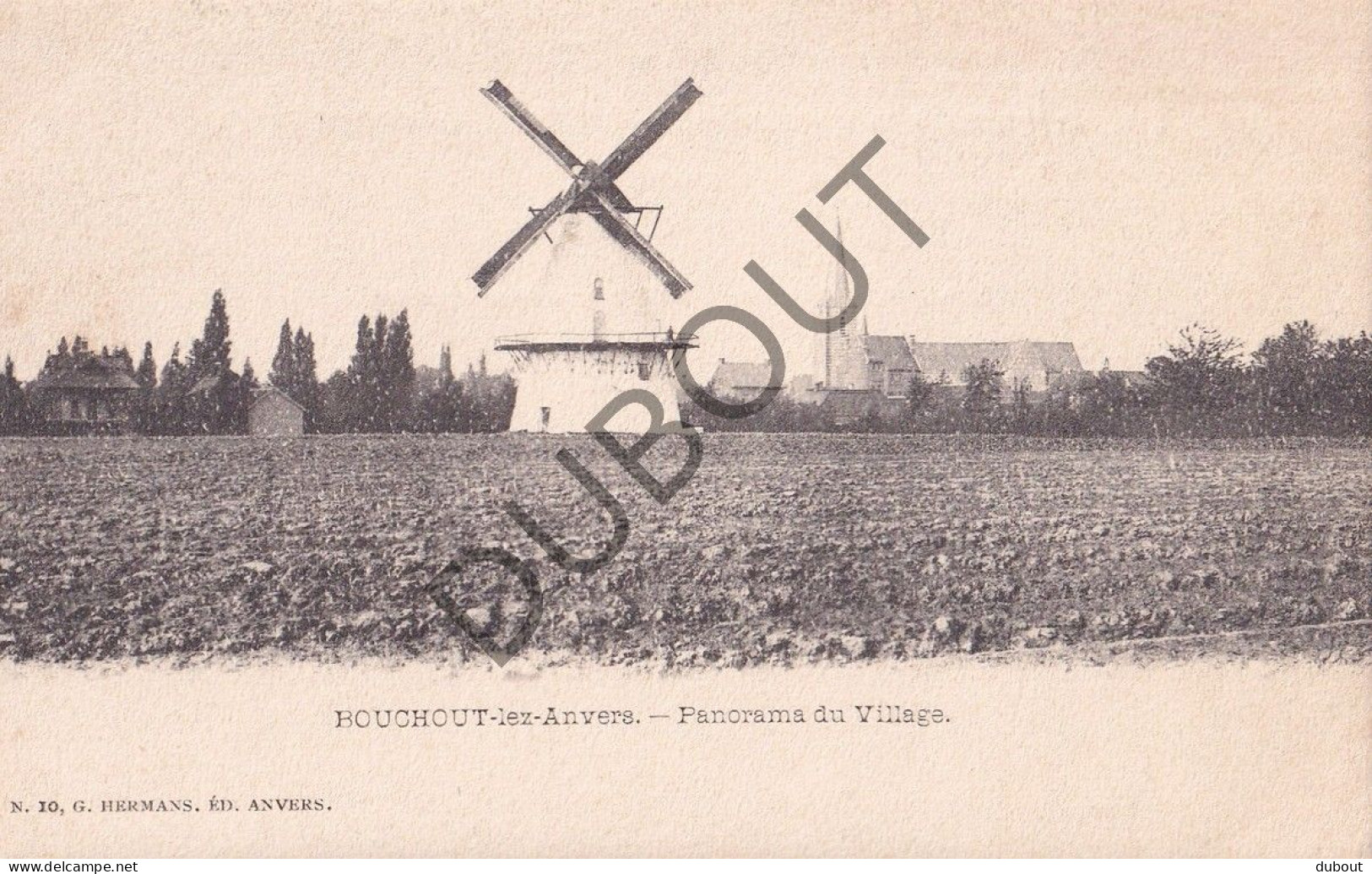 Postkaart/Carte Postale - Boechout -  Panorama Du Village - Molen (C4285) - Boechout