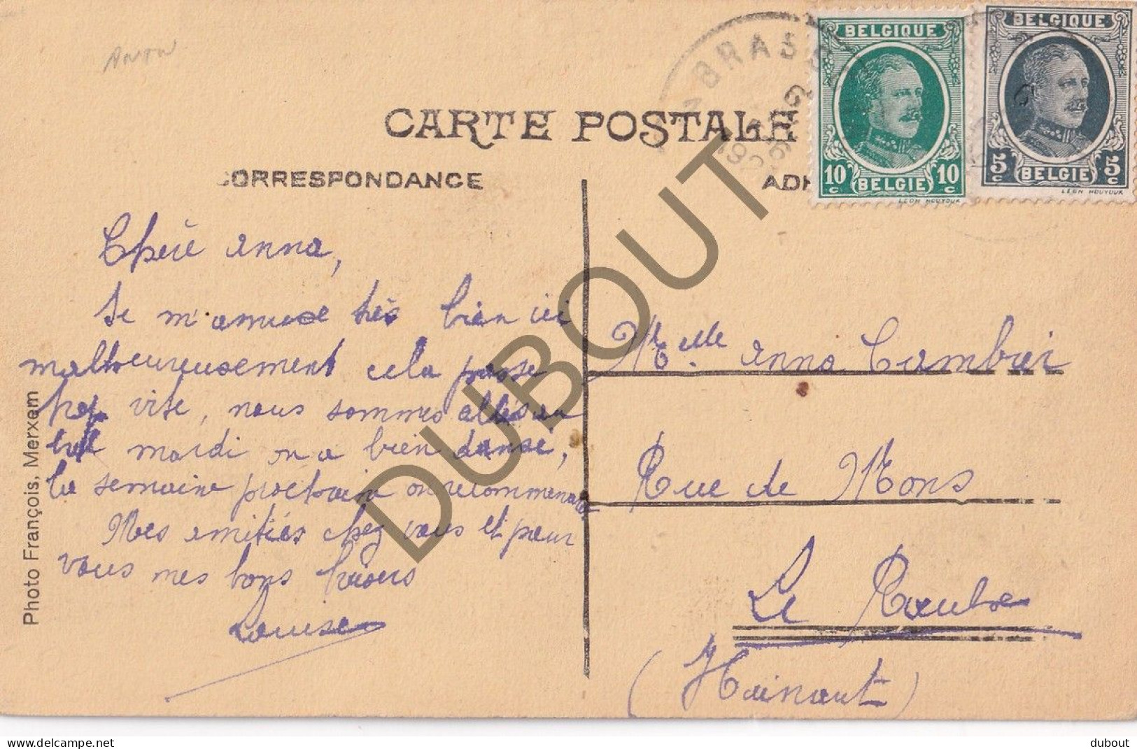 Postkaart/Carte Postale - Brasschaat-Polygone - Kerkplein - Tram! (C4288) - Brasschaat