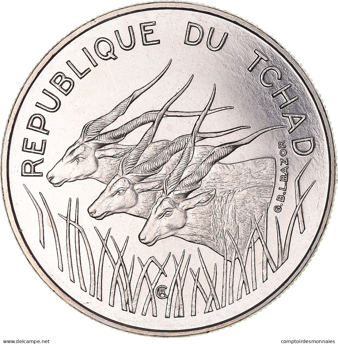Monnaie, Tchad, 100 Francs, 1971, Monnaie De Paris, ESSAI, FDC, Nickel, KM:E3 - Tchad