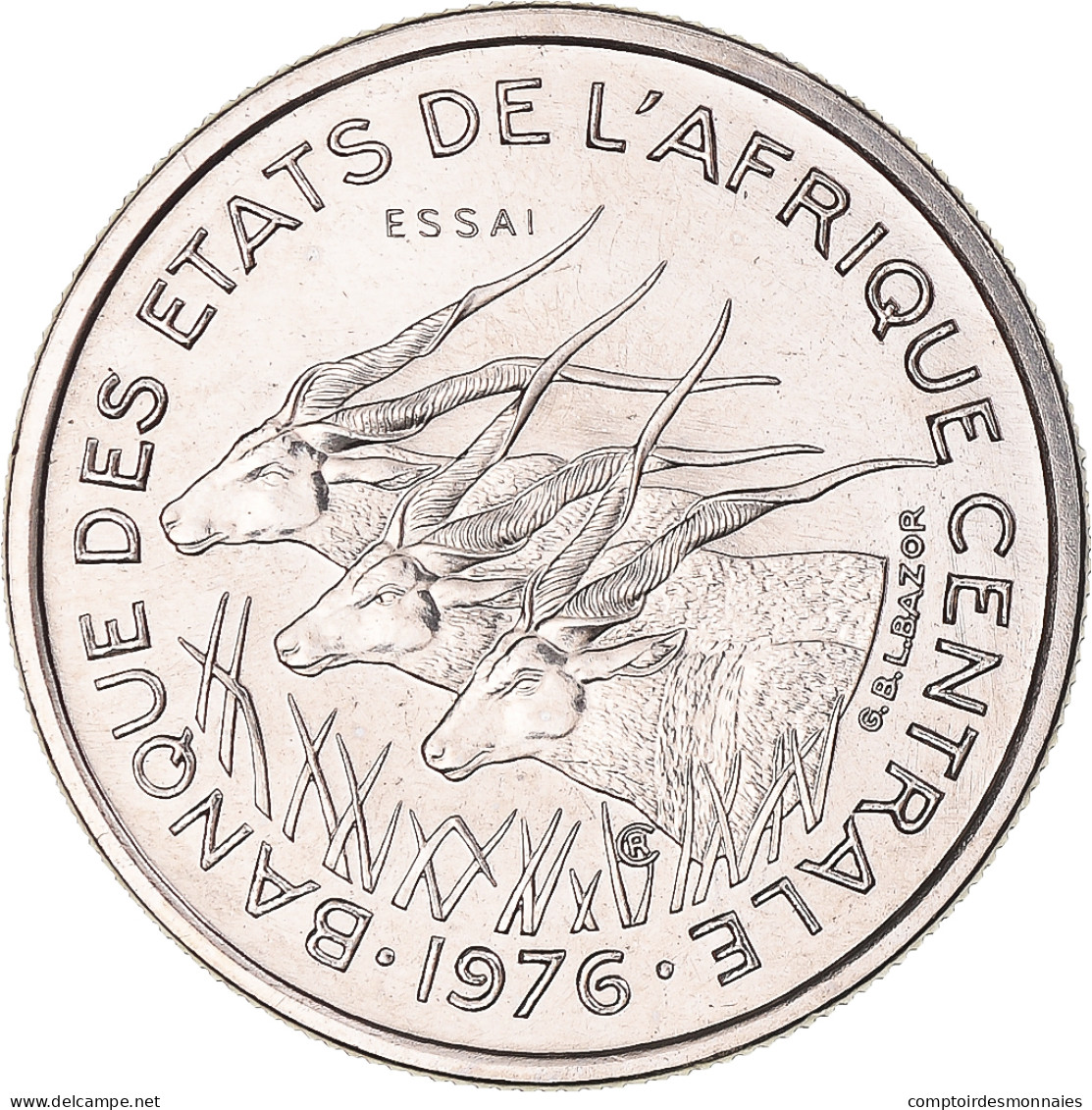 Monnaie, Cameroun, 50 Francs, 1976, Monnaie De Paris, ESSAI, FDC, Nickel, KM:E8 - Kamerun