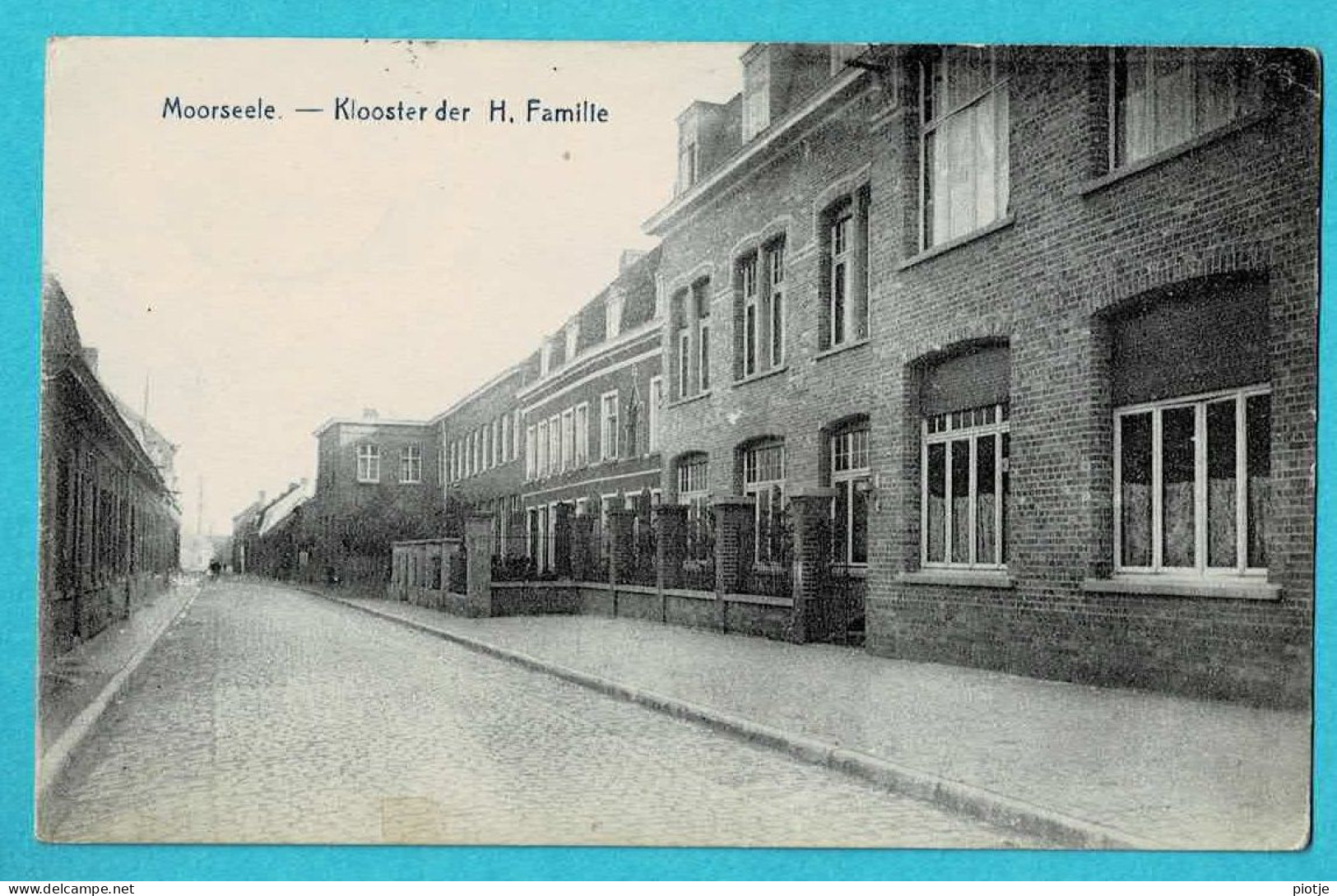 * Moorsele (Wevelgem - West Vlaanderen) * (Uitg O. Delrue - Lanoye) Klooster Der Heilige Familie, Cloitre, Unique - Wevelgem