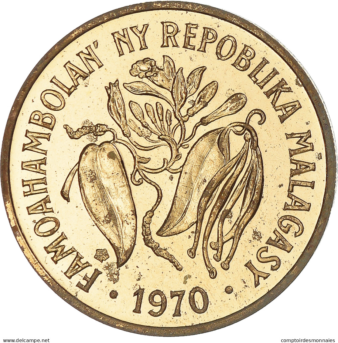 Monnaie, Madagascar, 10 Francs, 1970, Monnaie De Paris, ESSAI, FDC - Madagascar