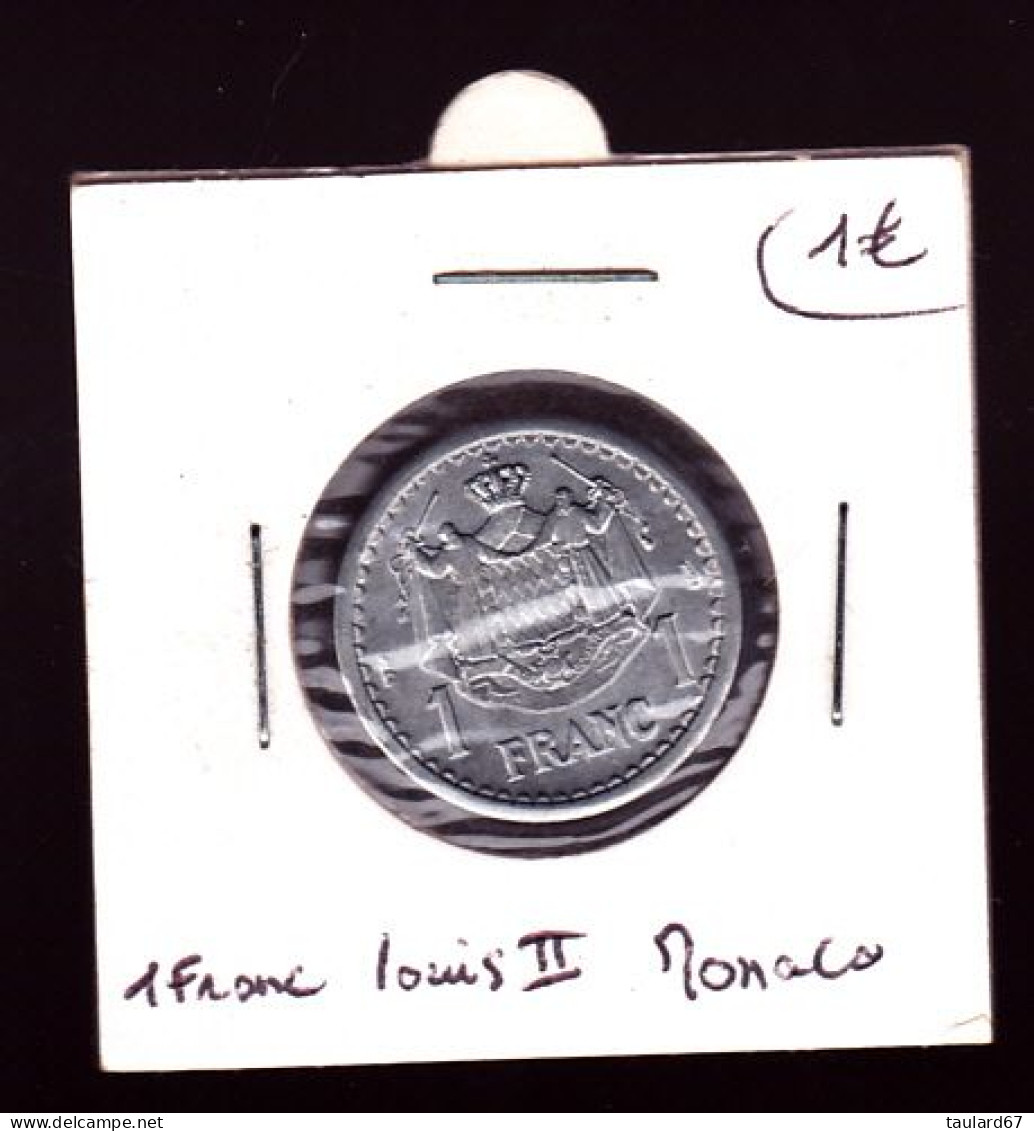 Monaco 1 Franc Louis II - 1922-1949 Louis II
