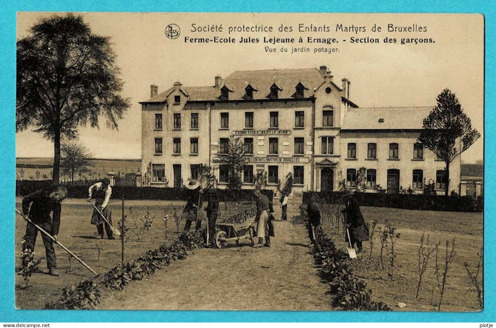 * Ernage - Gembloux (Namur) * (Ed Nels) Société Protectrice Enfants Martyrs De Bruxelles, Ferme école Jules Lejeune - Gembloux