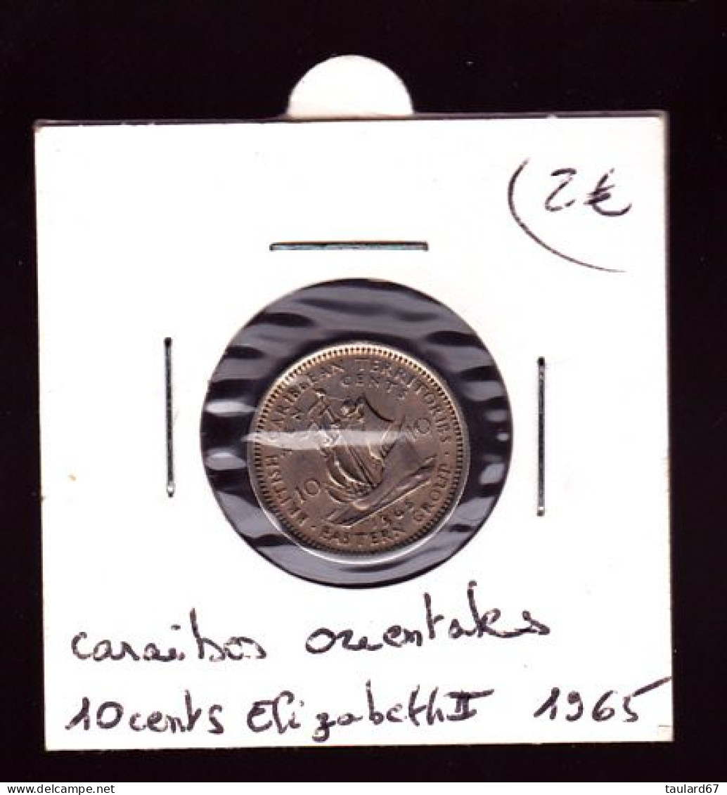 Caraibes 10 Cents Elizabeth II 1965 - Territoires Britanniques Des Caraïbes