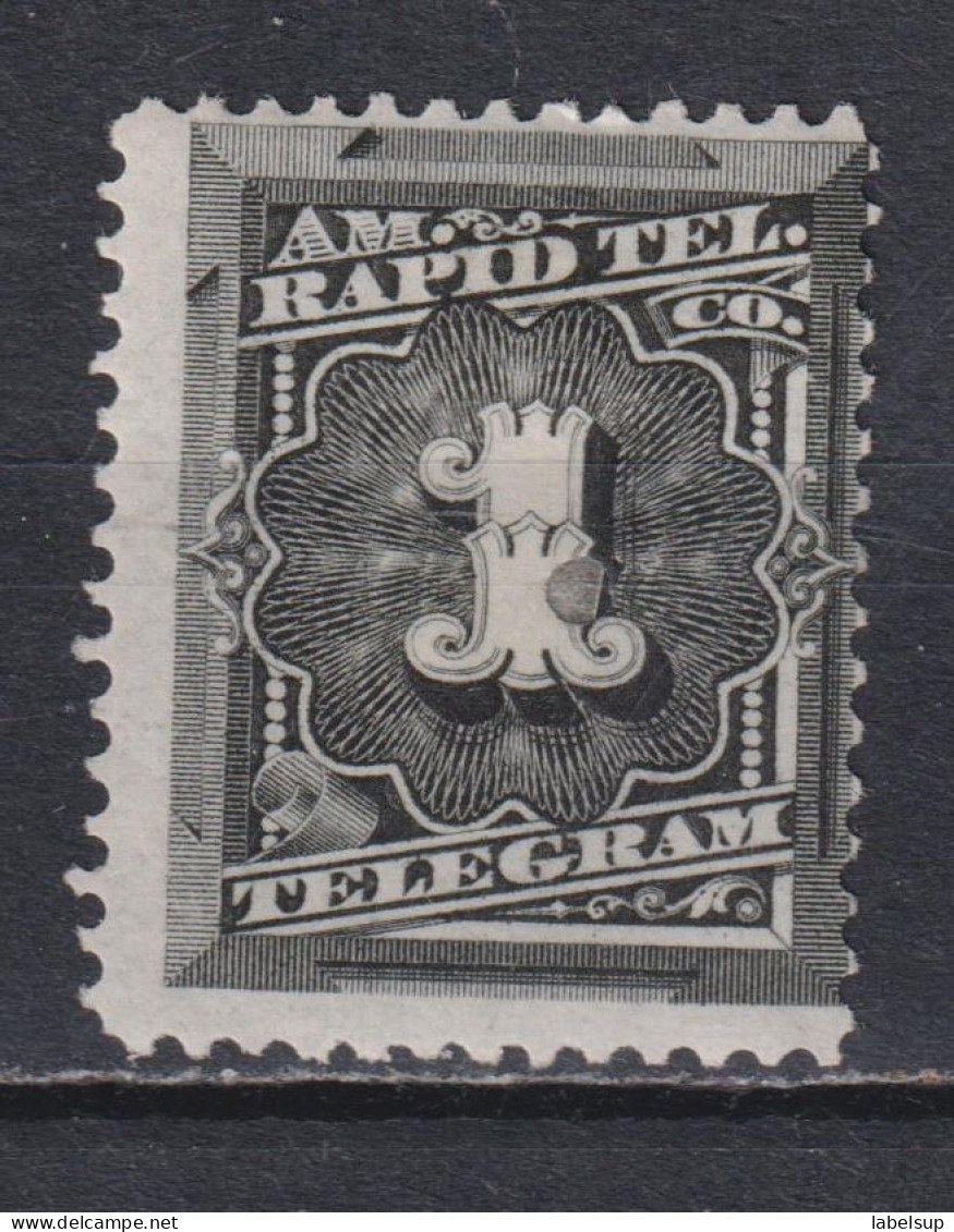 Timbre  Neuf* Des Etats Unis Télégraphes De 1881 N°52 MH - Telegraph Stamps