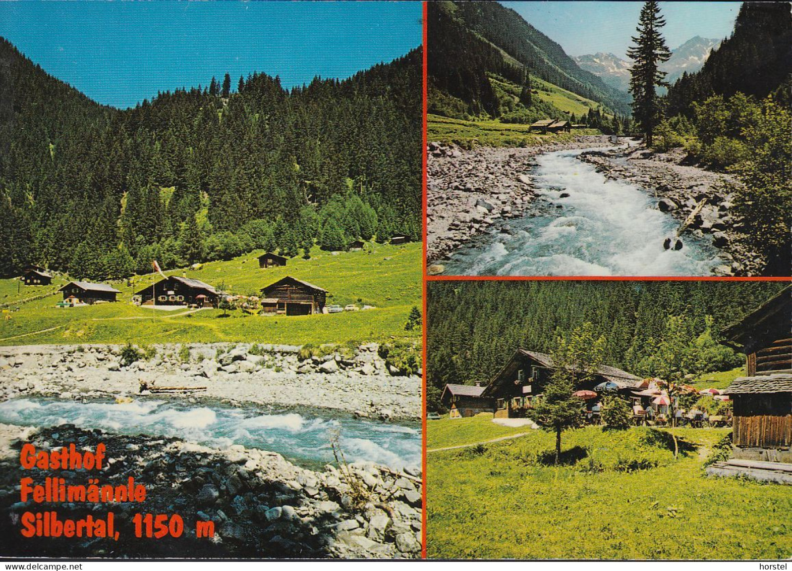 Austria - 6782 Silbertal I. Montafon - Berggasthof Fellimännle - 2x Nice Stamps - Schruns