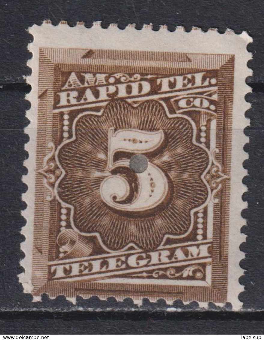 Timbre  Neuf* Des Etats Unis Télégraphes De 1881 N°54 MH - Telegraph Stamps