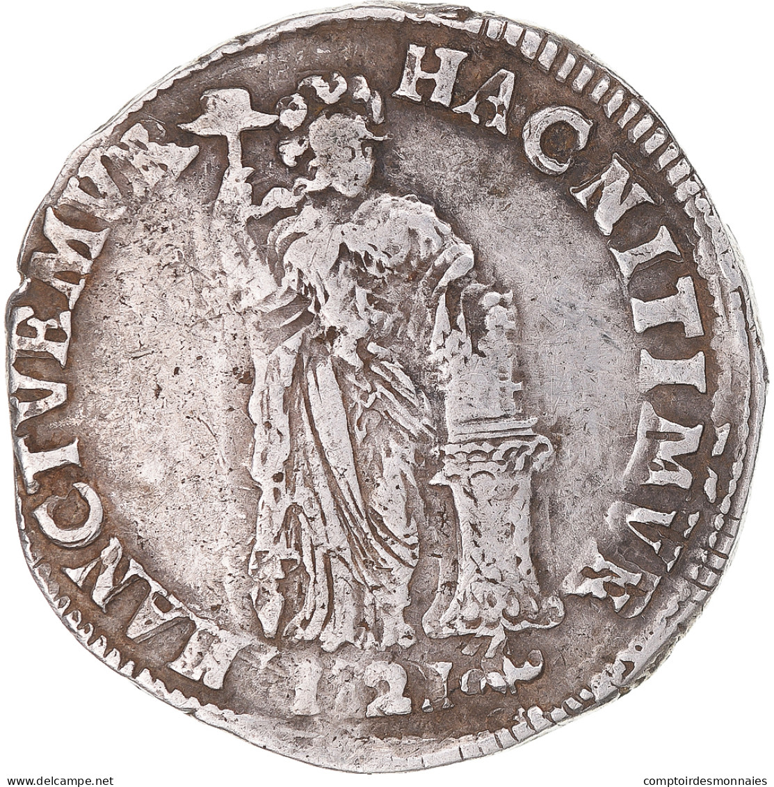 Monnaie, Pays-Bas, WEST FRIESLAND, Gulden, 1721, TB+, Argent, KM:97.3 - …-1795 : Former Period