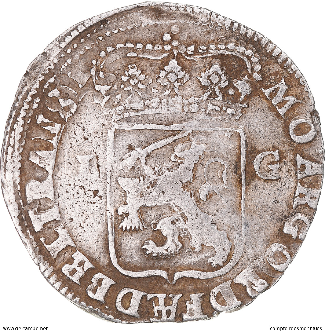 Monnaie, Pays-Bas, WEST FRIESLAND, Gulden, 1721, TB+, Argent, KM:97.3 - …-1795 : Période Ancienne