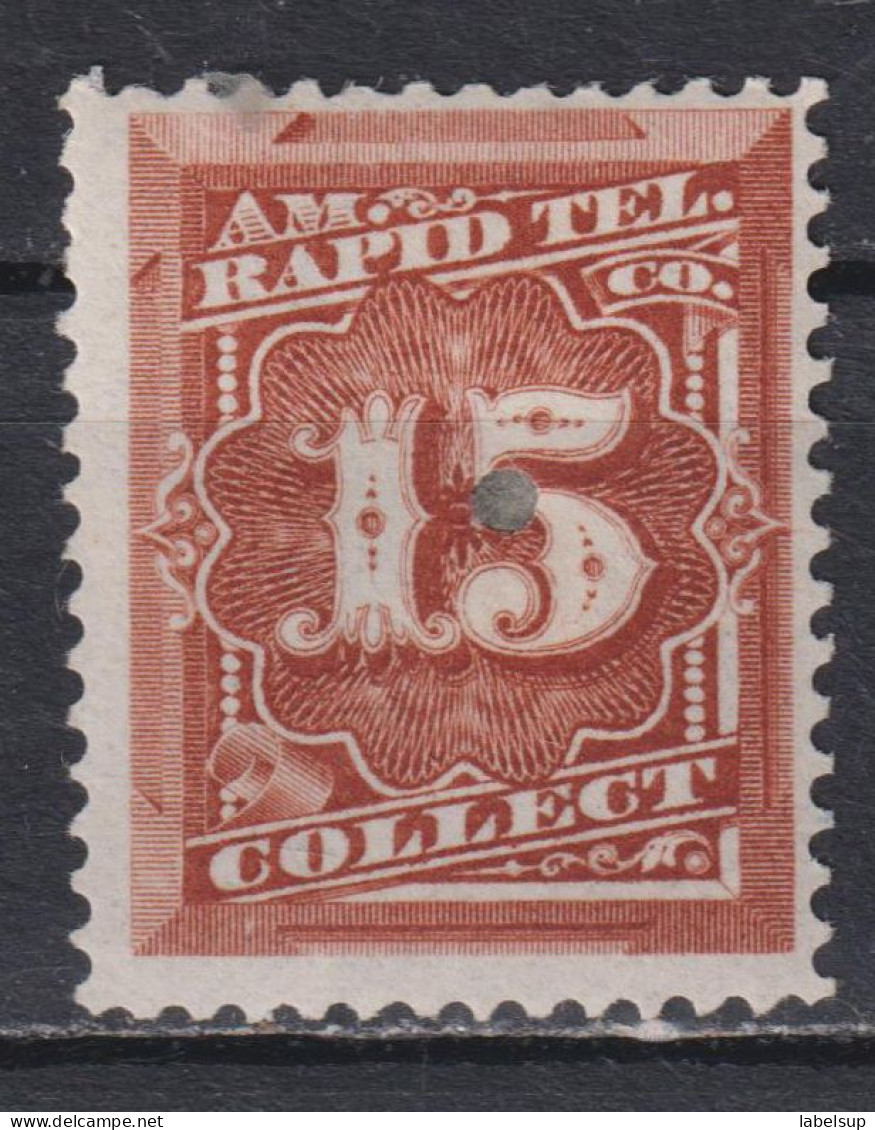 Timbre  Neuf* Des Etats Unis Télégraphes De 1881 N°62 MH - Telegraph Stamps