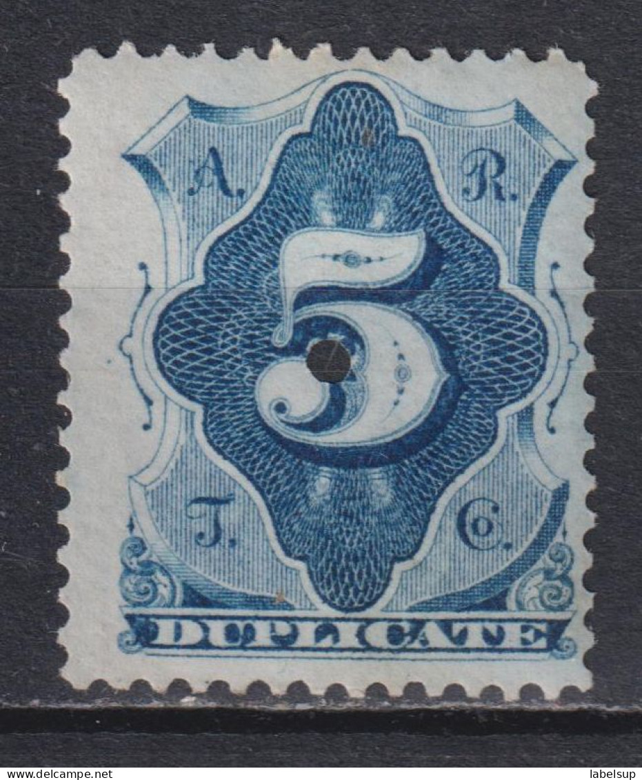 Timbre  Neuf* Des Etats Unis Télégraphes De 1881 N°65 MLH - Telegraph Stamps