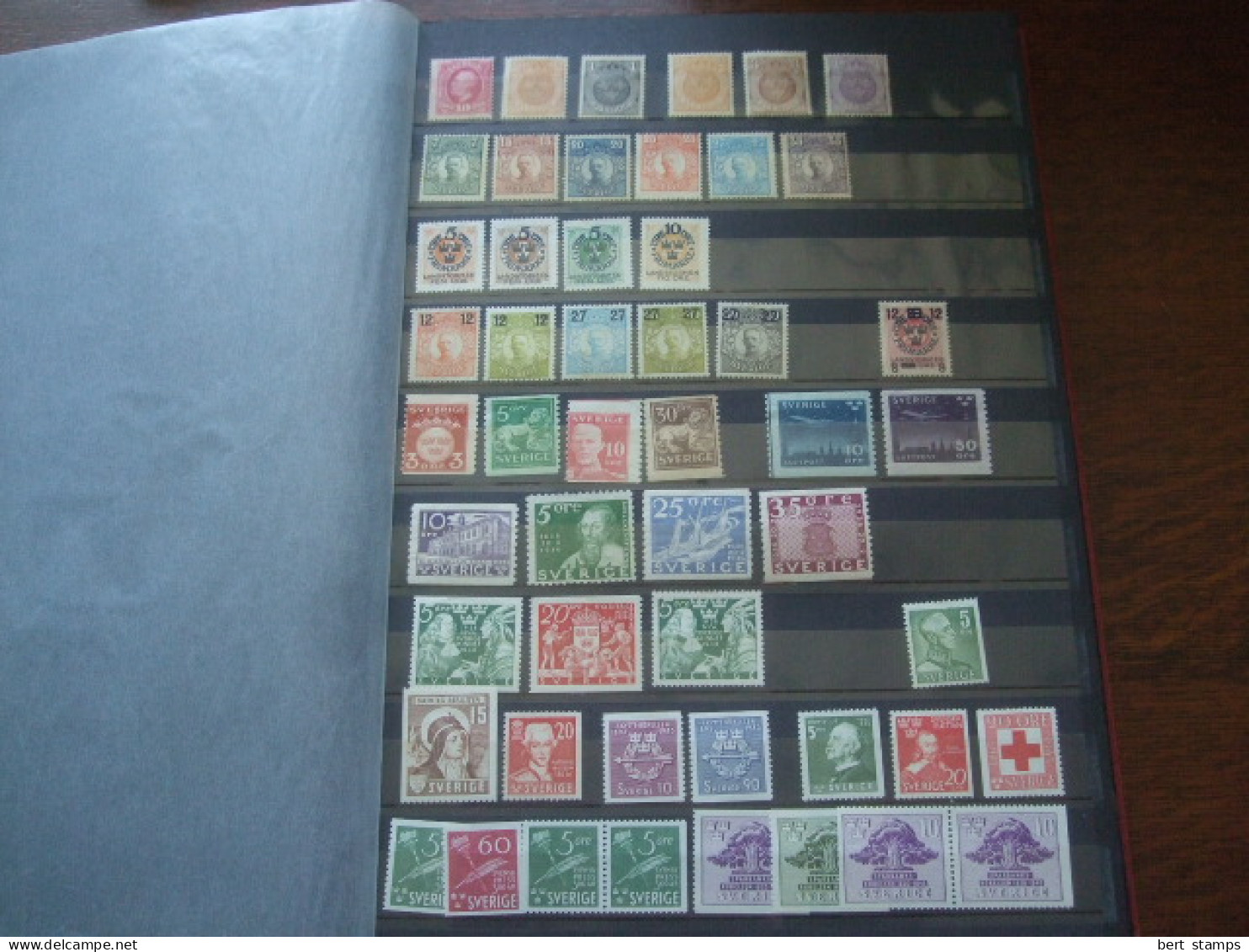 Zweden In Binder Most Is MNH - Collezioni