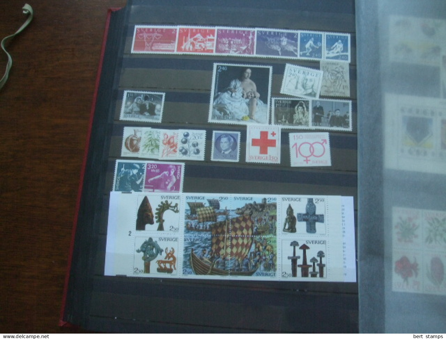 Zweden in binder most is MNH