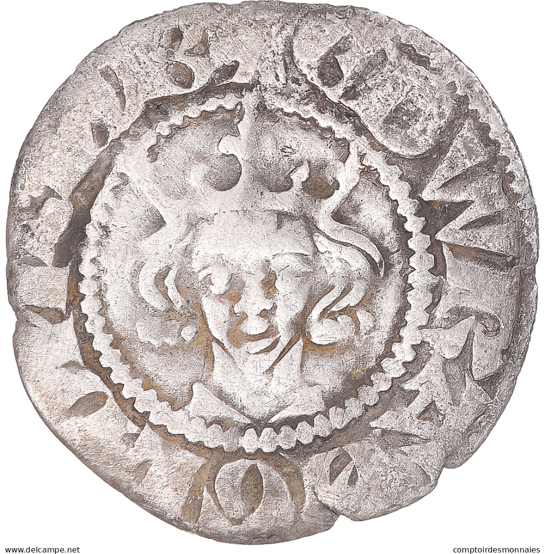 Monnaie, Grande-Bretagne, Edward I, II, III, Penny, Durham, TTB, Argent - 1066-1485 : Basso Medio Evo