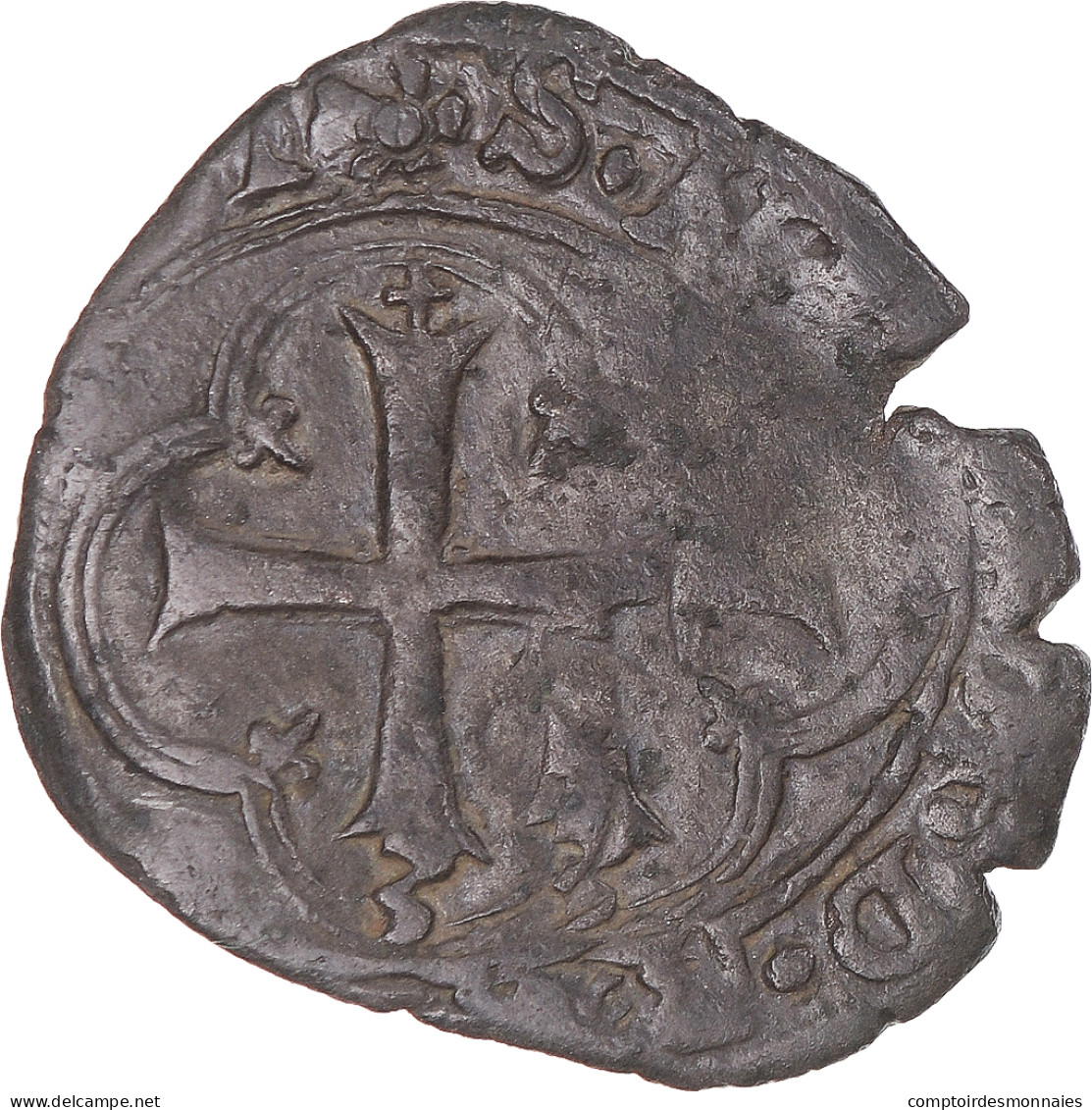 Monnaie, France, François Ier, Double Tournois Du Dauphiné, Grenoble, TB+ - 1515-1547 François 1er