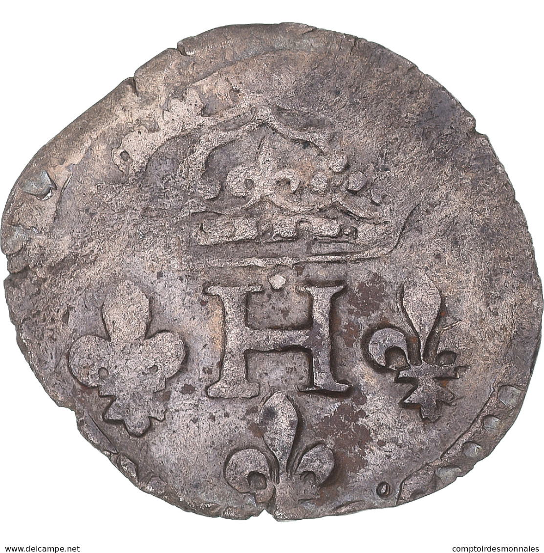 Monnaie, France, Henri IV, Double Sol Parisis, 1590-1592, TB+, Billon - 1589-1610 Hendrik IV