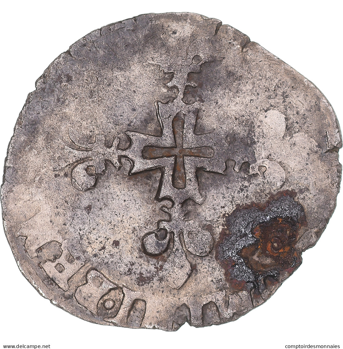 Monnaie, France, Henri IV, Double Sol Parisis, 1590-1592, TB+, Billon - 1589-1610 Heinrich IV.