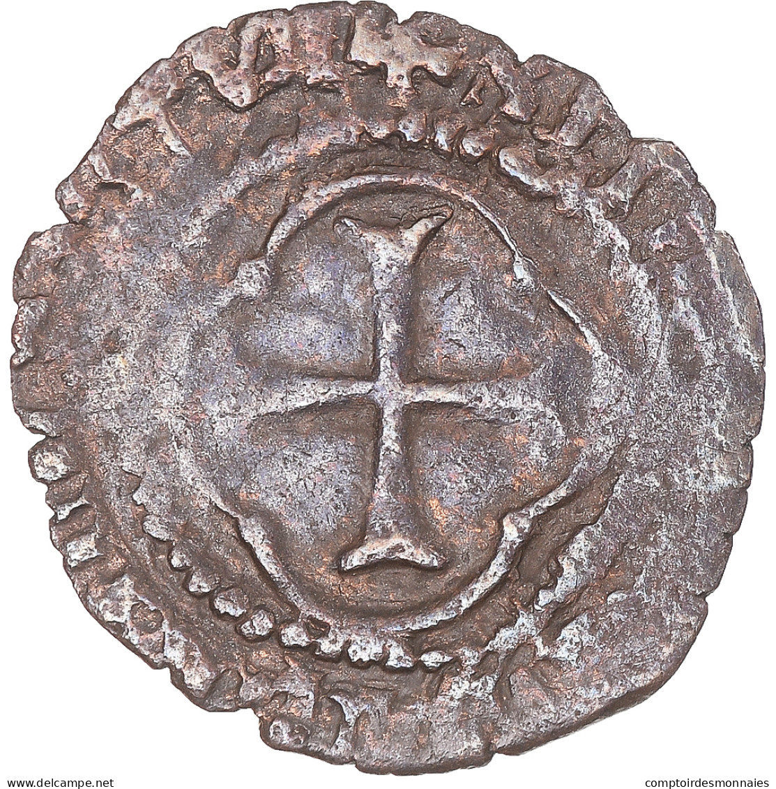 Monnaie, France, François Ier, Double Tournois, TB+, Billon, Gadoury:188 - 1515-1547 François 1er