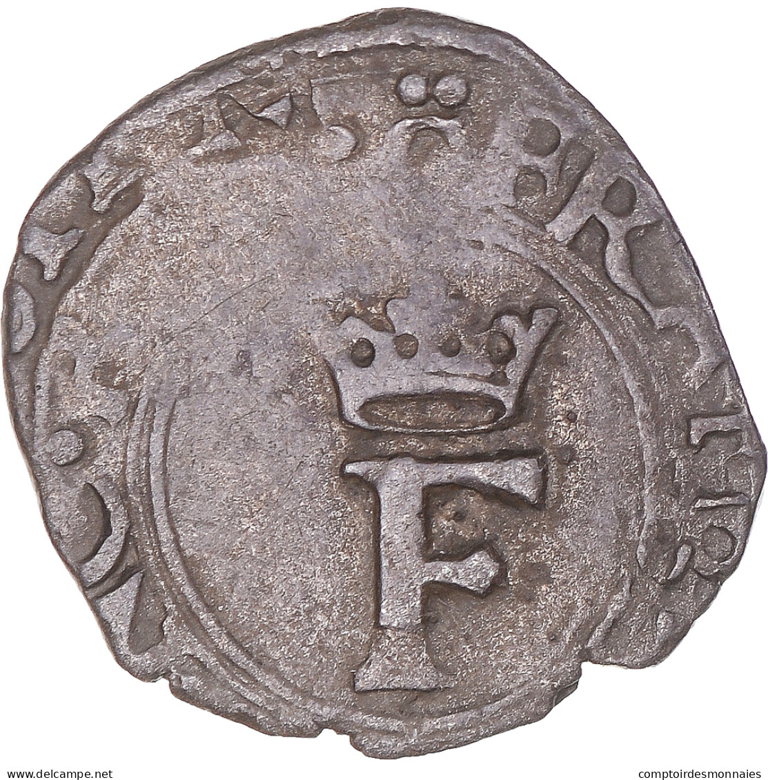 Monnaie, France, François Ier, Liard à L'F Et à La Croisette, 1540-1547 - 1515-1547 François 1er