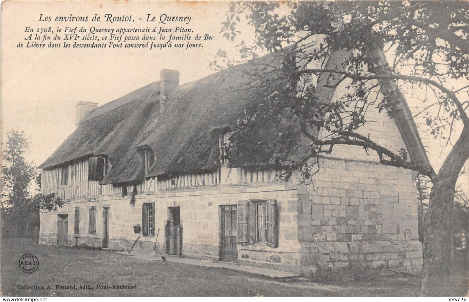 Environs De ROUTOT - LE QUESNEY - Chaumière - Routot