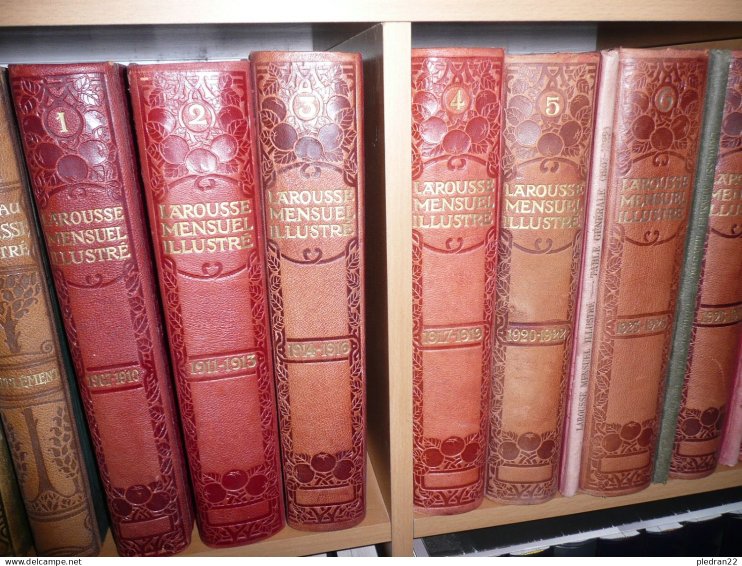 COLLECTION COMPLETE LAROUSSE MENSUEL ILLUSTRE 14 VOLUMES 1907 1957 AVEC TOUS LES SUPPLEMENTS + NOUVEAU LAROUSSE ILLUSTRE - Encyclopaedia