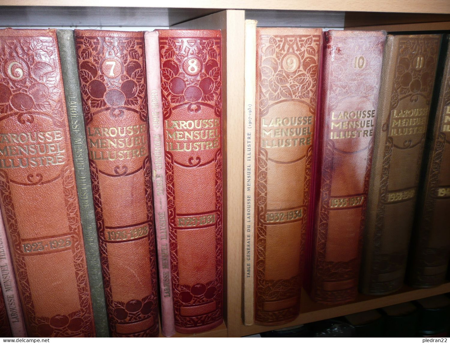 COLLECTION COMPLETE LAROUSSE MENSUEL ILLUSTRE 14 VOLUMES 1907 1957 AVEC TOUS LES SUPPLEMENTS + NOUVEAU LAROUSSE ILLUSTRE - Encyclopaedia
