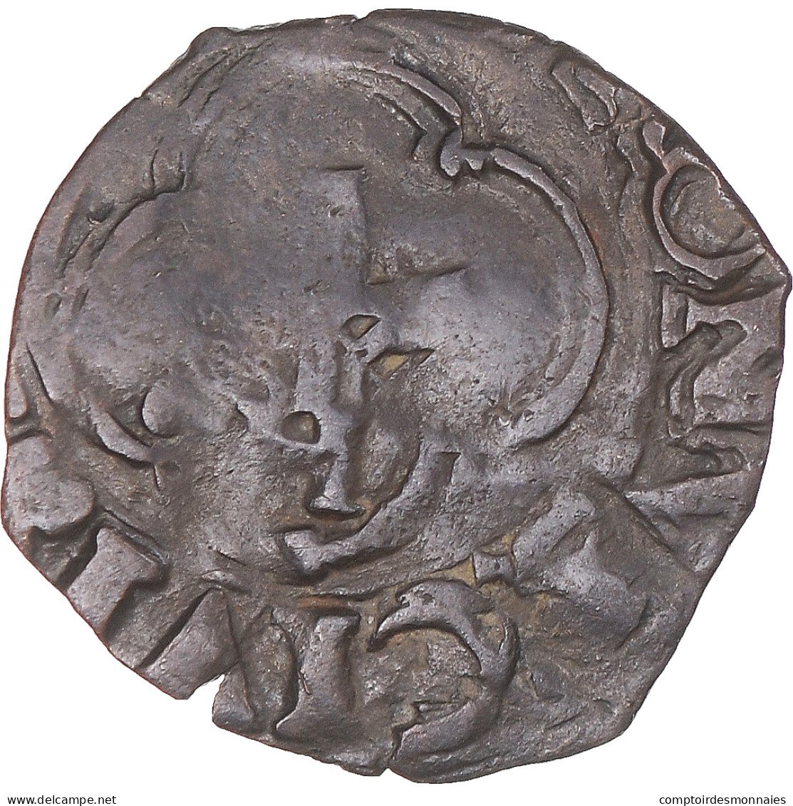 Monnaie, France, François Ier, Denier Tournois à La Croisette, La Rochelle - 1515-1547 Franz I. Der Ritterkönig