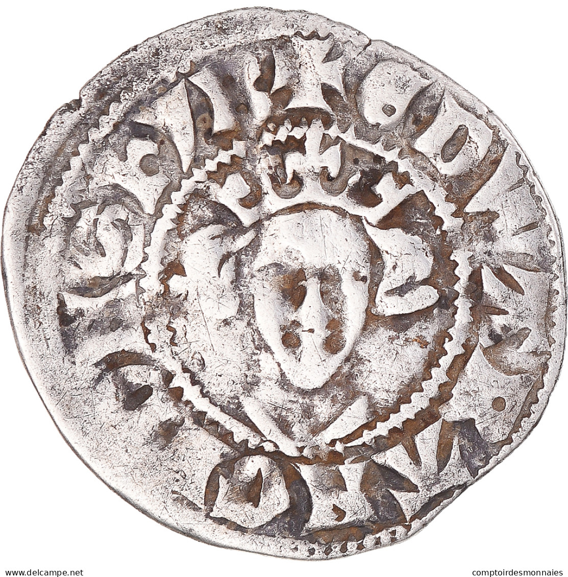 Monnaie, Grande-Bretagne, Edward I, II, III, Penny, Londres, TTB, Argent - 1066-1485 : Baja Edad Media