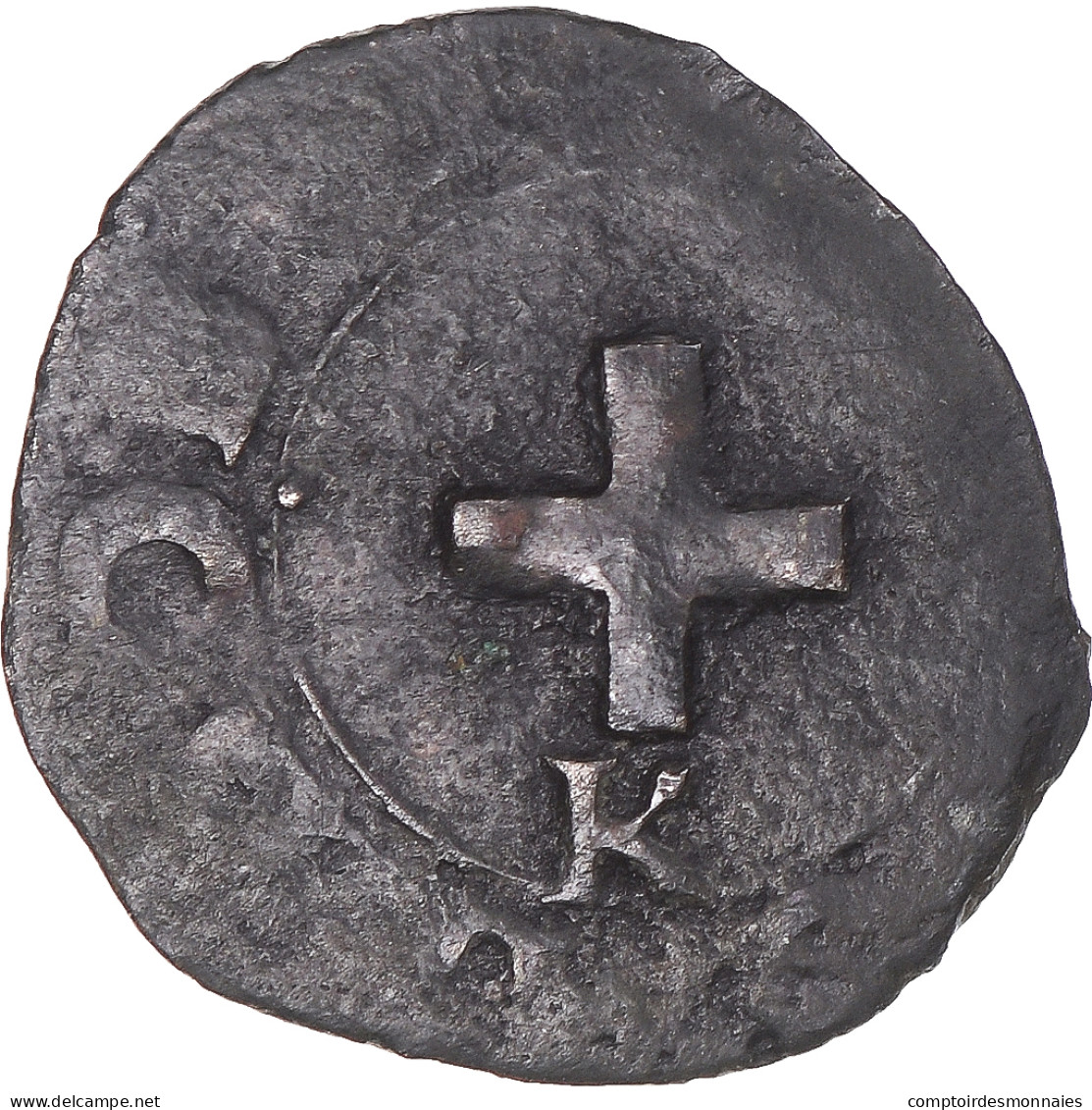 Monnaie, France, François Ier, Liard à L'F Et à La Croisette, 1540-1547 - 1515-1547 François 1er