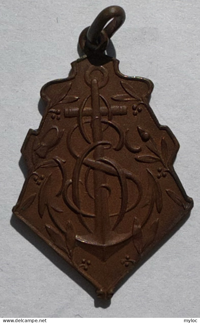 Petite Médaille. L'esperance Saint-Gilles 15 Et 16 Août 1908 - Profesionales / De Sociedad