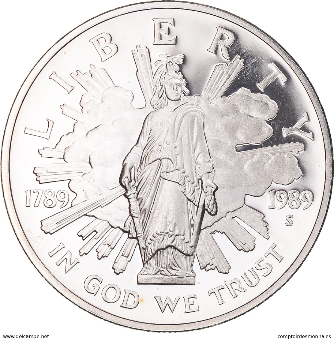 Monnaie, États-Unis, Dollar, 1989, U.S. Mint, San Francisco, Proof, SPL - Gedenkmünzen