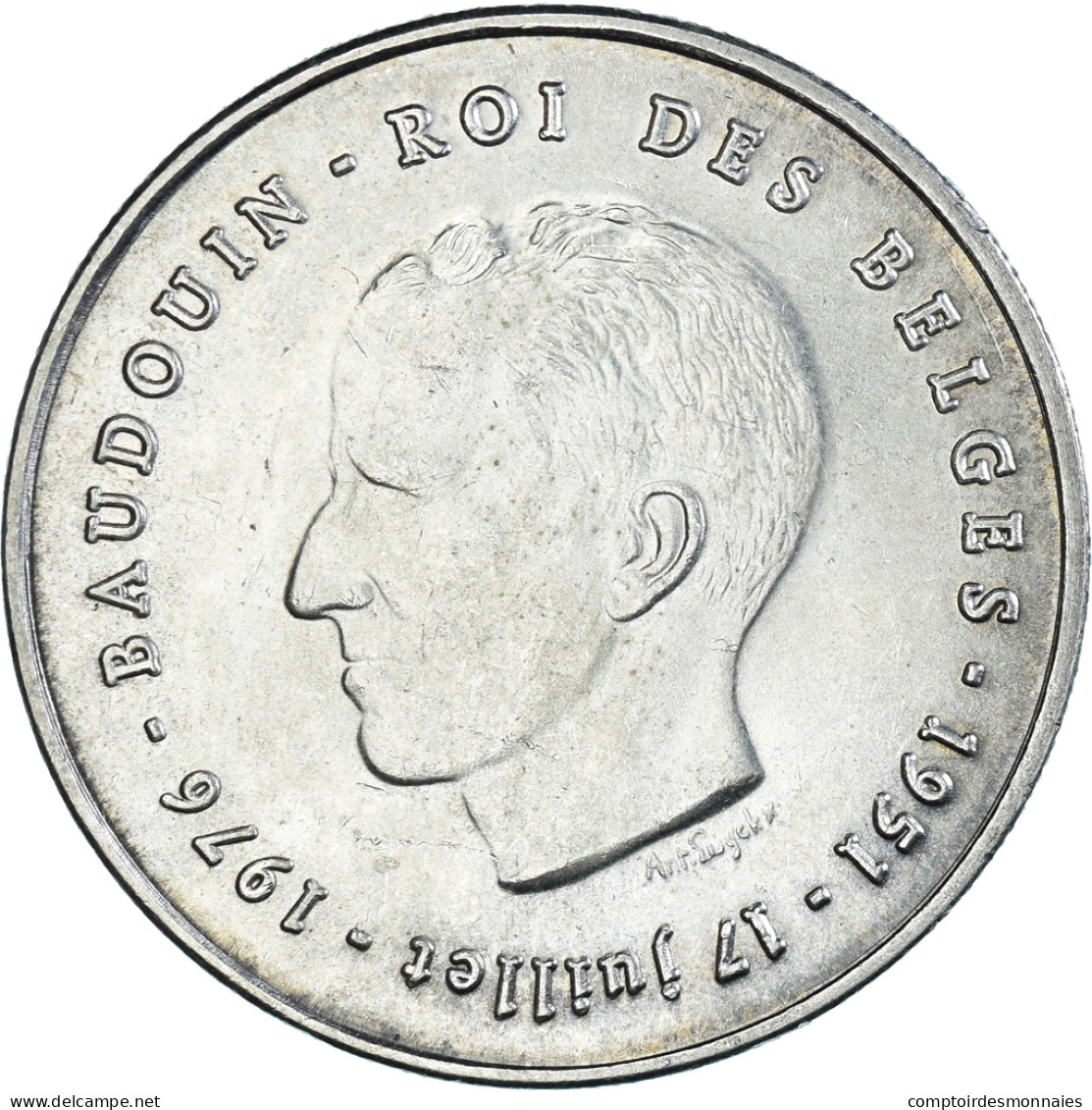 Monnaie, Belgique, 250 Francs, 250 Frank, 1976, SUP, Argent, KM:157.1 - 250 Frank