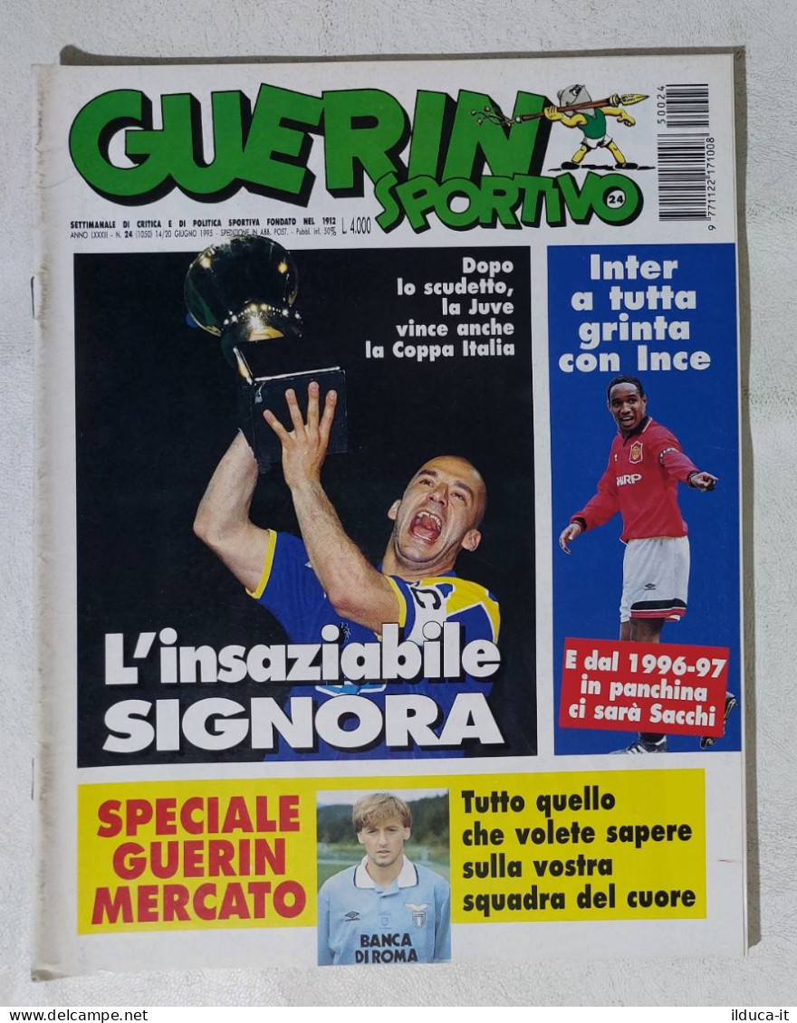 I115022 Guerin Sportivo A. LXXXIII N. 24 1995 - Signori - Juve Coppa Italia - Deportes