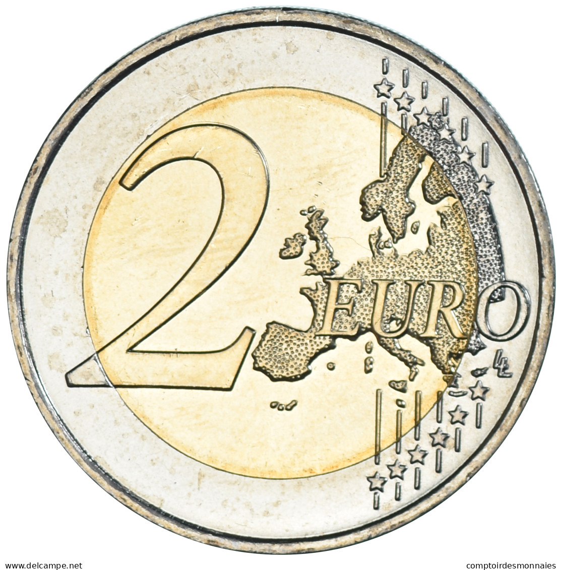 Malte, 2 Euro, 2009, Paris, 10 TH ANNIVERSARY UEM., SUP+, Bimétallique, KM:134 - Malta