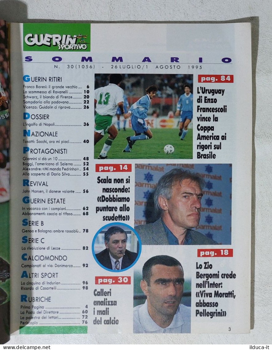 I115027 Guerin Sportivo A. LXXXIII N. 30 1995 - Giannini - Baggio - Ravanelli - Deportes