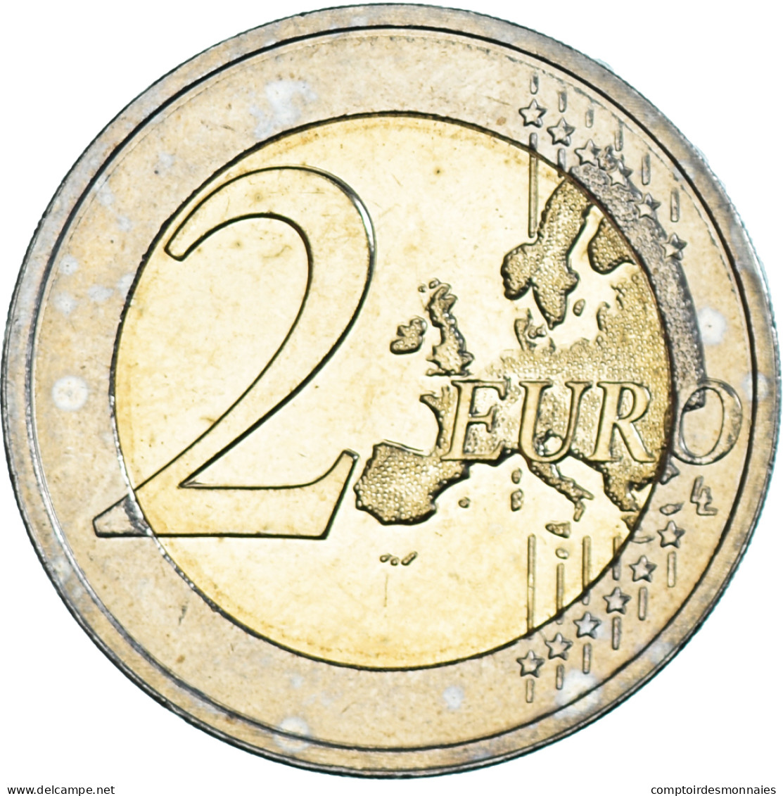 Malte, 2 Euro, 2009, Paris, 10 TH ANNIVERSARY UEM., SUP, Bimétallique, KM:134 - Malte