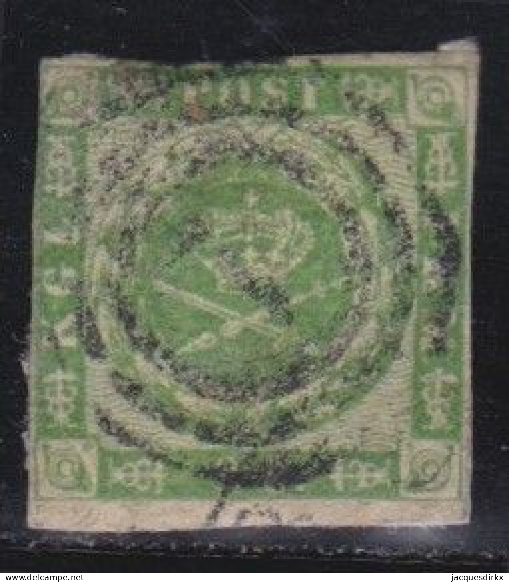 Danemark      .    Y&T    .  9   (2 Scans)      .   O     .    Cancelled - Used Stamps