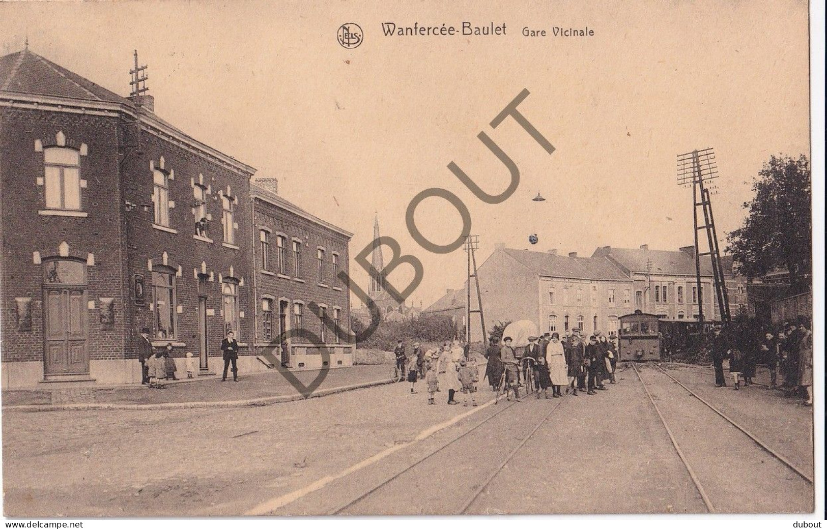 Postkaart/Carte Postale - Wanfercée-Baulet - Gare Vicinale - Tram  (C4239) - Fleurus
