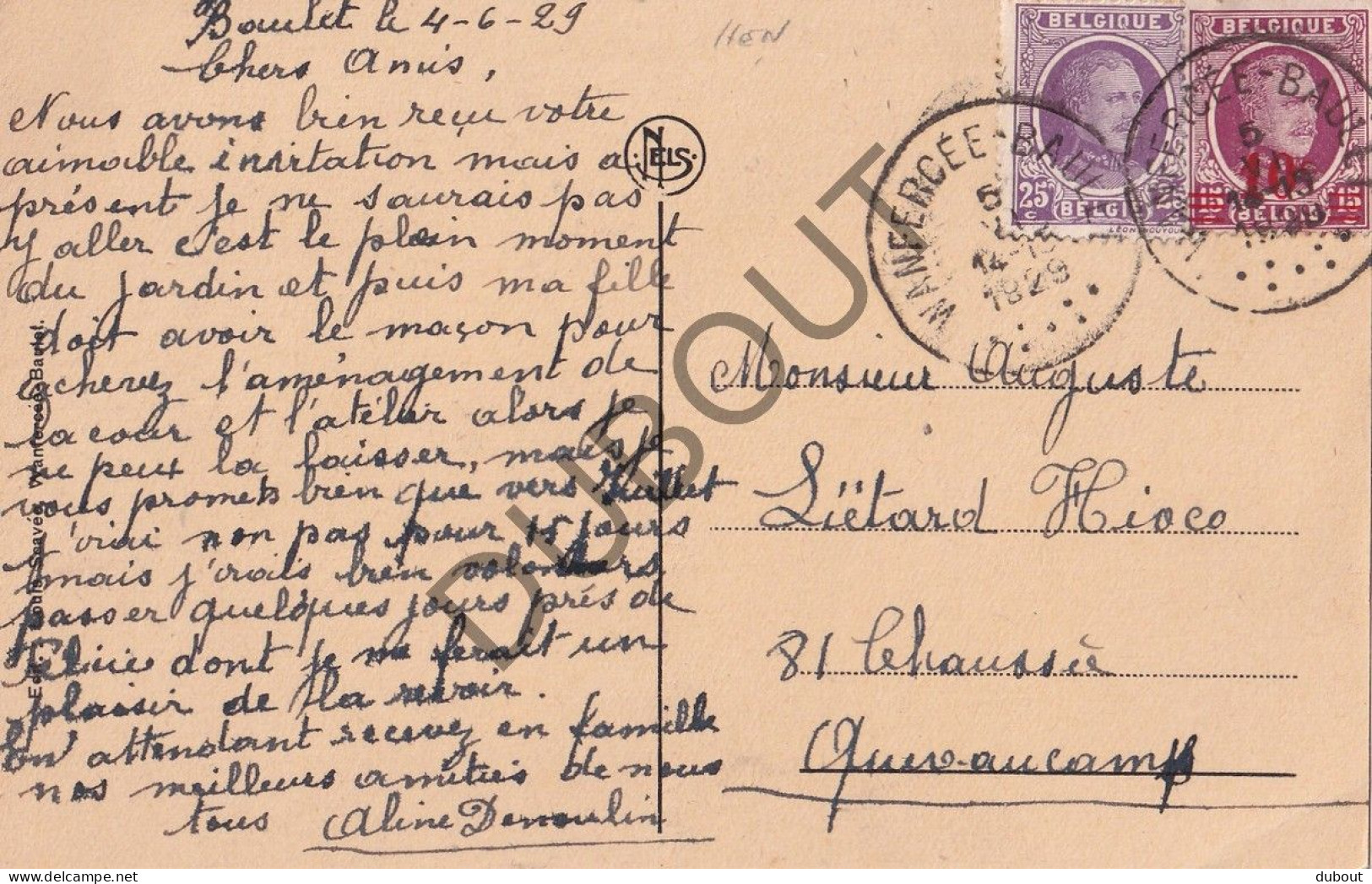 Postkaart/Carte Postale - Wanfercée-Baulet - Gare Vicinale - Tram  (C4239) - Fleurus