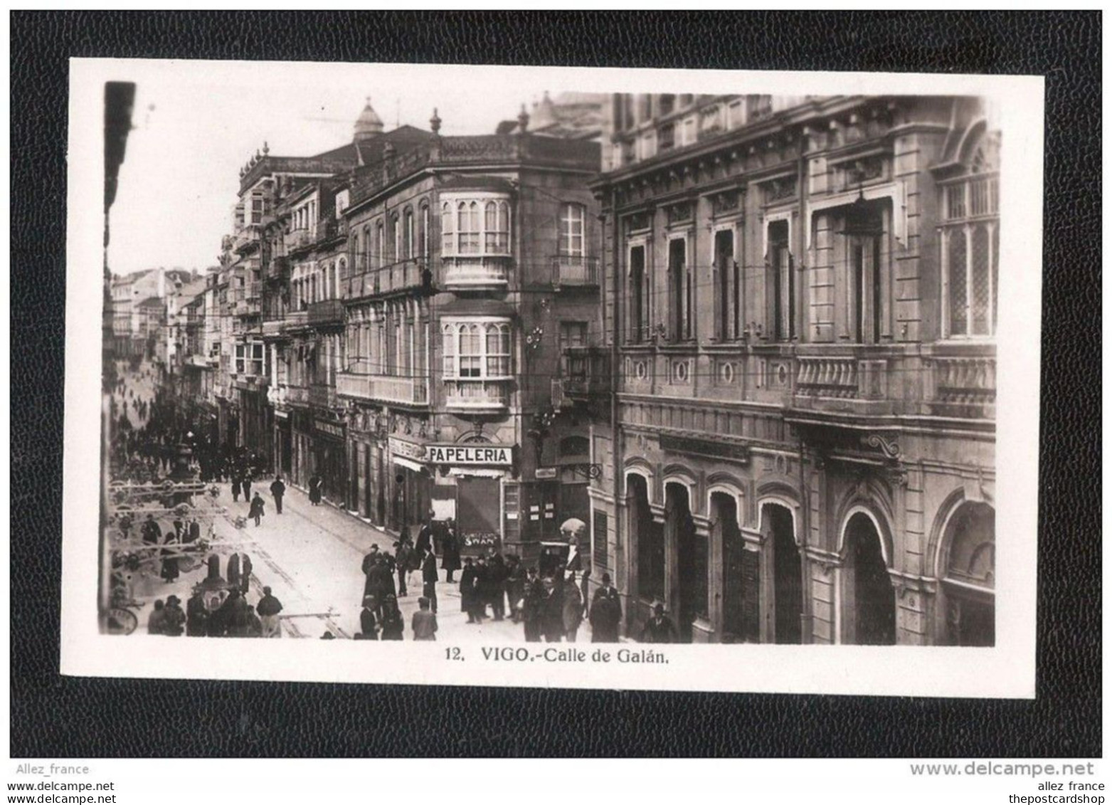 VIGO No.12 (Spain) - Calle De Galan UNUSED RP POSTCARD HELIOTIPIA ARTISTICA ESPANOLA MADRID - Pontevedra